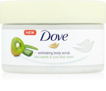 Dove Exfoliating Body Scrub Kiwi Seeds & Cool Aloe Exfoliant corporal calmant