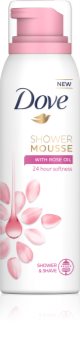 Dove Rose Oil Shower Foam 3 in 1