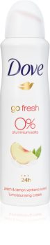 Dove Go Fresh Peach & Lemon Verbena Deodorant Spray Without Aluminum Content