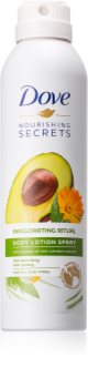 Dove Nourishing Secrets Invigorating Ritual zaštitno mlijeko za tijelo u spreju