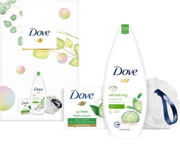Dove Go Fresh Cucumber & Green Tea Geschenkset (für die Dusche)