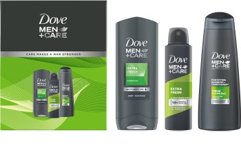 Dove Men+Care Extra Fresh dárková sada (na tělo a vlasy) pro muže