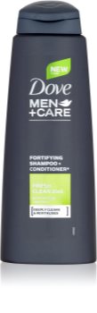 Dove Men+Care Fresh Clean Hiustenpesu- Ja Hoitoaine 2 in 1 Miehille