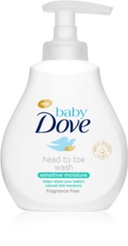 Dove Baby Sensitive Moisture gel detergente per corpo e capelli