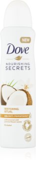 Dove Nourishing Secrets Restoring Ritual antiperspirant v spreji so 48hodinovým účinkom