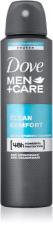 Dove Men+Care Clean Comfort Hikoilua Estävä Deodoranttisuihke 48h