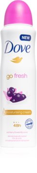 Dove Go Fresh Acai Berry & Waterlily Antitranspirant-Spray ohne Alkohol