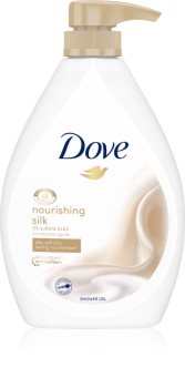 Dove Nourishing Silk nährendes Duschgel mit Pumpe