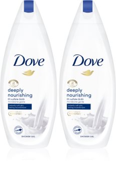 Dove Deeply Nourishing овлажняващ душ гел (изгодна опаковка)