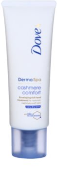 Dove DermaSpa Cashmere Comfort erneuernde Handcrem für sanfte und weiche Haut