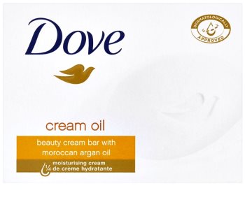 Dove Cream Oil tuhé mýdlo s arganovým olejem
