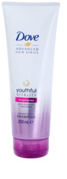 Dove Advanced Hair Series Youthful Vitality champú para cabello apagado sin brillo