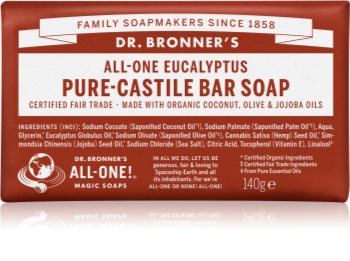 Dr. Bronner’s Eucalyptus tuhé mydlo