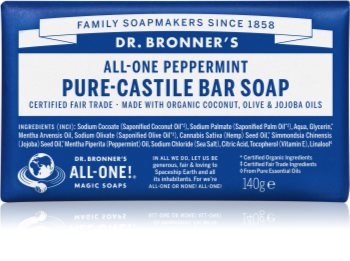 Dr. Bronner’s Peppermint tuhé mýdlo