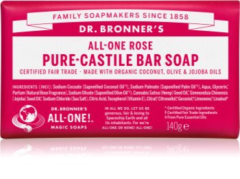 Dr. Bronner’s Rose tuhé mýdlo