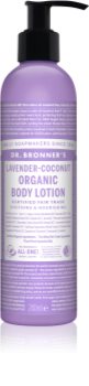 Dr. Bronner’s Lavender & Coconut intenzivně vyživující tělové mléko pro normální a suchou pokožku