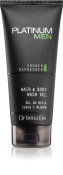 Dr Irena Eris Platinum Men Clean-Up освежаващ душ гел за тяло и коса