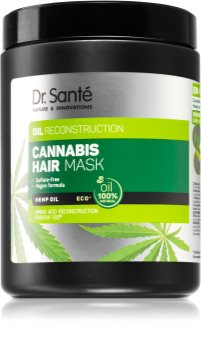 Dr. Santé Cannabis regenererende sheet mask voor Beschadigd Haar