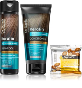 Dr. Santé Keratin confezione conveniente (per capelli fragili e stanchi)