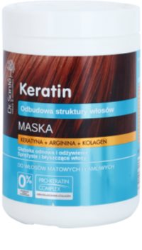 Dr. Santé Keratin βαθιά αποκαταστατική και θρεπτική μάσκα εύθραυστα μαλλιά χωρίς λάμψη