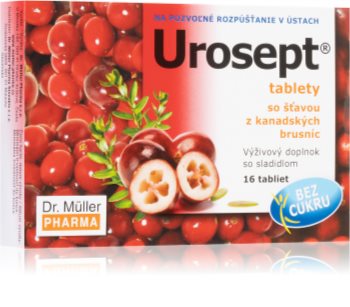 Dr. Müller Urosept doplněk stravy s příznivým účinkem na močové cesty