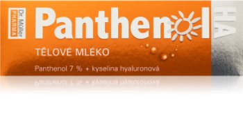 Dr. Müller Panthenol HA body lotion 7% успокояващо мляко след слънчеви бани с хиалуронова киселина