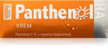 Dr. Müller Panthenol HA cream 7% napozókrém hialuronsavval