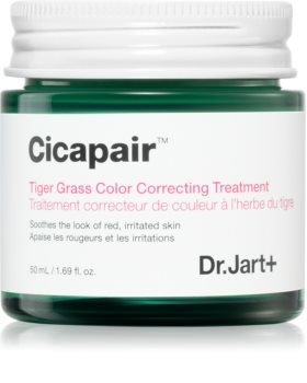 Dr. Jart+ Cicapair™ Tiger Grass Color Correcting Treatment intensyvaus poveikio kremas nuo odos raudonio