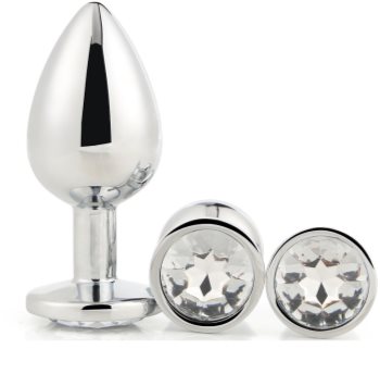 Dream Toys Gleaming Love Silver Plug Set anālo aizbāžņu komplekts Silver