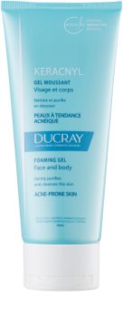 Ducray Keracnyl gel espumoso de limpeza para pele oleosa propensa a acne