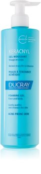 Ducray Keracnyl gel espumoso purificante para pieles grasas con tendencia acnéica