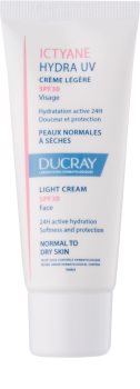 Ducray Ictyane creme hidratante para pele normal e seca SPF 30