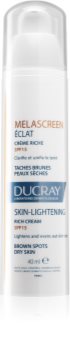 Ducray Melascreen crema de zi hranitoare impotriva petelor pigmentare SPF 15