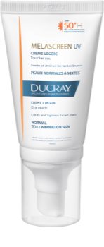 Ducray Melascreen crema solara light impotriva petelor pigmentare SPF 50+