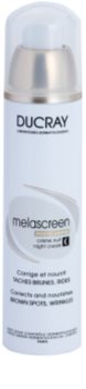 Ducray Melascreen crema de noapte nutritiva impotriva petelor pigmentate si a ridurilor
