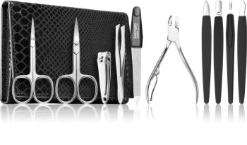 DuKaS Premium Line Solingen 252 маникюрный набор Black (+ кожаный чехол)
