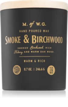 Makers of Wax Goods Smoke & Birchwood scented candle