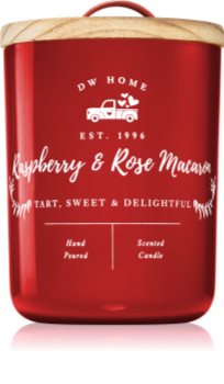 DW Home Farmhouse Raspberry & Rose Macaron Tuoksukynttilä
