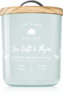 DW Home Farmhouse Sea Salt & Thyme lumânare parfumată