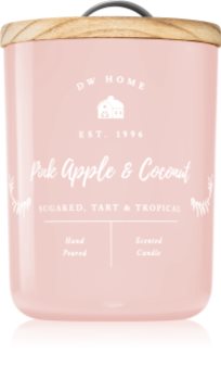 DW Home Farmhouse Pink Apple & Coconut lumânare parfumată
