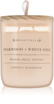 DW Home Teakwood + White Sage dišeča sveča
