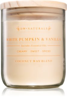 DW Home White Pumpkin + Vanilla vela perfumada