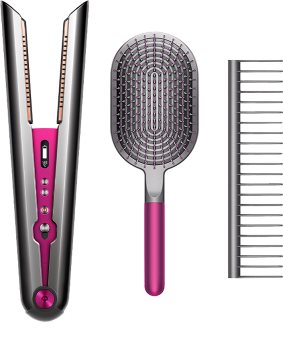Dyson Corrale™ fuchsiová/šedá dárková edice žehlička na vlasy dárková edice