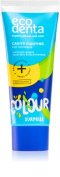 Ecodenta Colour Surprise zobna pasta za otroke proti kariesu