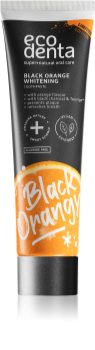Ecodenta Expert Black Orange Whitening черная отбеливающая зубная паста без содержания фтора