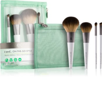 EcoTools On-The-Go Style Brush Set III. (For Travelling) for Women