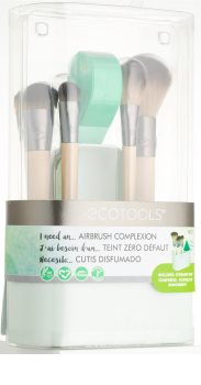EcoTools Airbrush Complexion Pinselset (für das Gesicht) für Damen