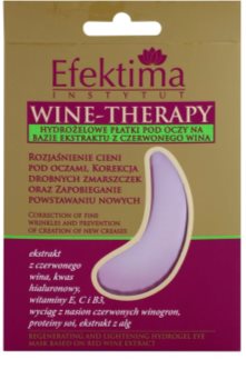 Efektima Institut Wine-Therapy máscara hidrogel ao redor dos olhos antirrugas e anti-olheiras