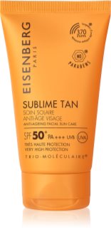 Eisenberg Sublime Tan Soin Solaire Anti-Âge Visage opalovací krém na obličej s protivráskovým účinkem SPF 50+