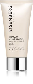 Eisenberg Pure White Massage Crème Lumière Ansigts massagecreme Til udstråling og fugtighed